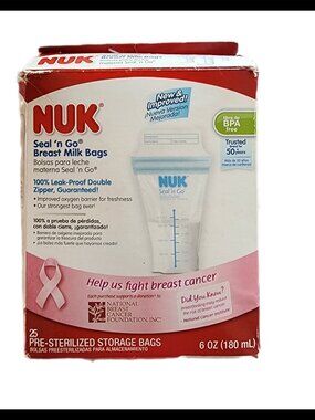 5/$10 - NUK Seal 'n Go Breast Milk Bags